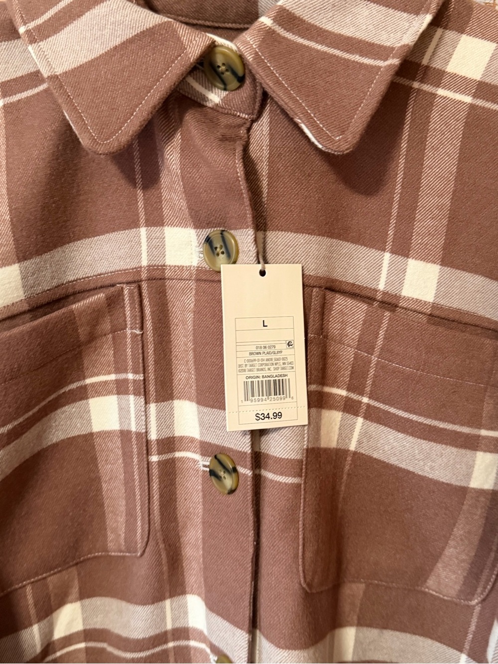 L fall shacket - Picture 2 of 4